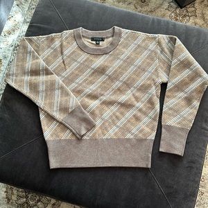 Ann Taylor Cropped SweaterNeutral tones Size M